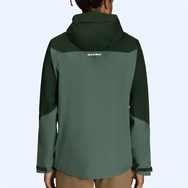 MAMMUT Convey Tour HS Windbreaker Jackets Unisex Forest Green+Comes With Necklace-4