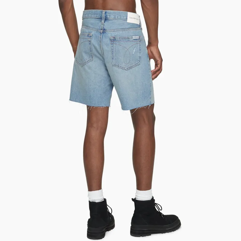 Calvin Klein Denim Shorts Men Light Blue-3