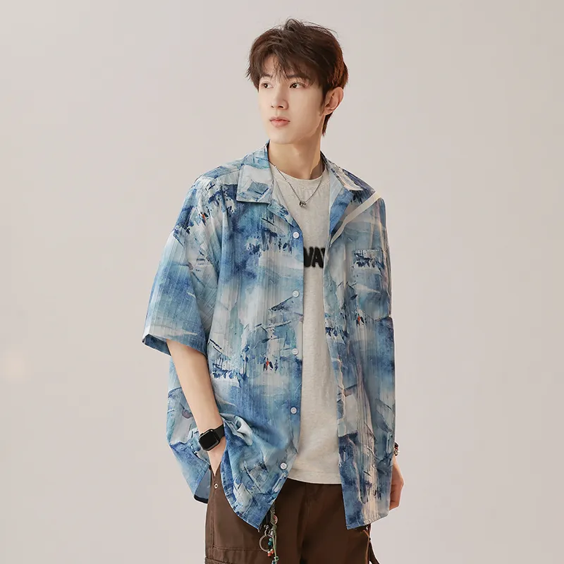 / Shirts Unisex Hebrides Blue-3