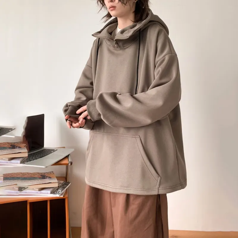 TIMD Sweatshirt Unisex Light Coffee-2
