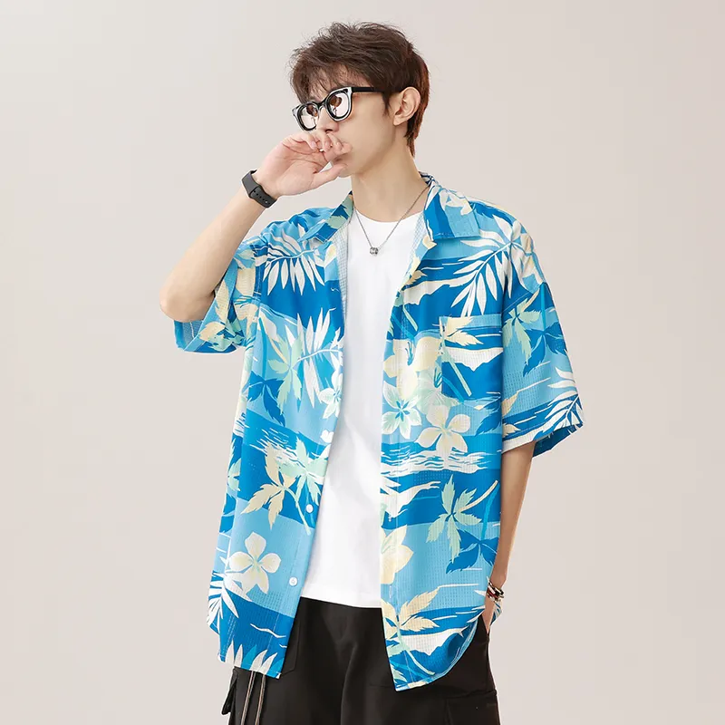 TIMD Shirt Unisex Hawaiian Blue-3