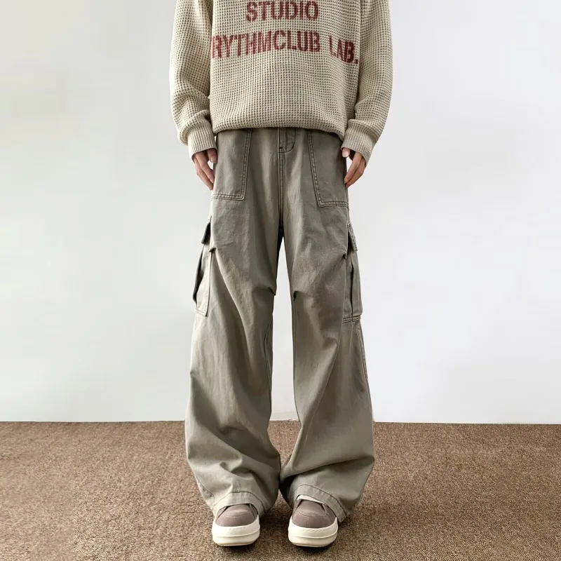 TIMD Casual Pants Men's Apricot-3
