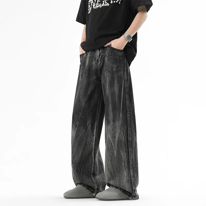 TIMD Jeans Unisex Distressed Gray-4