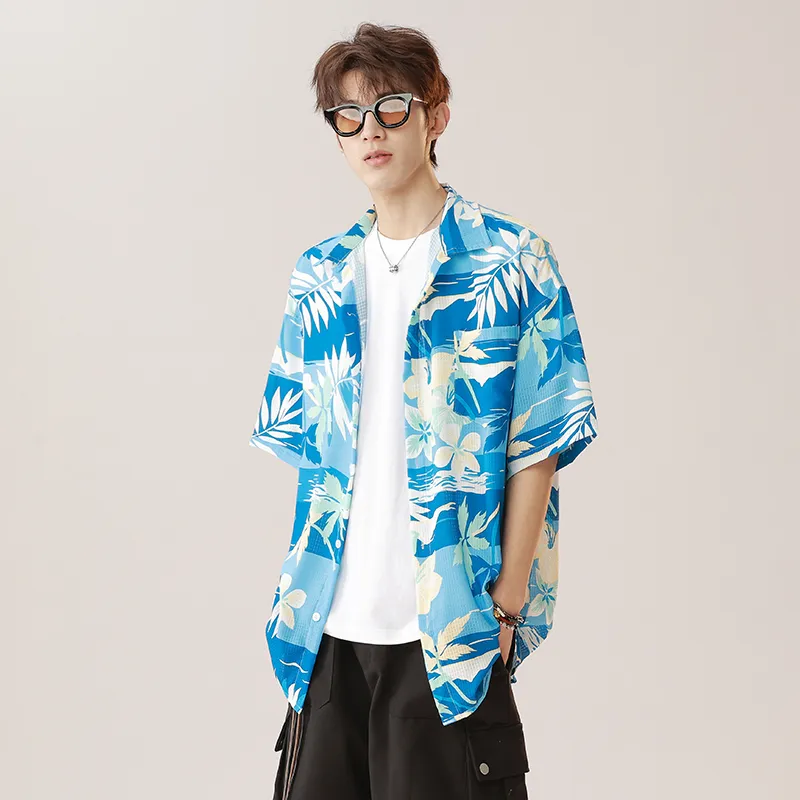 TIMD Shirt Unisex Hawaiian Blue-4