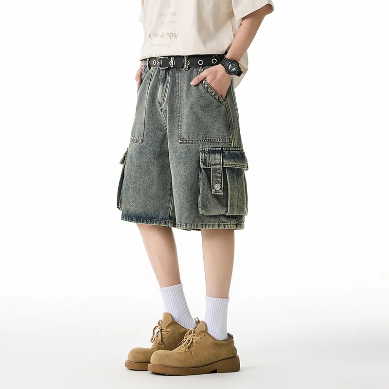 TIMD Denim Shorts Unisex-12