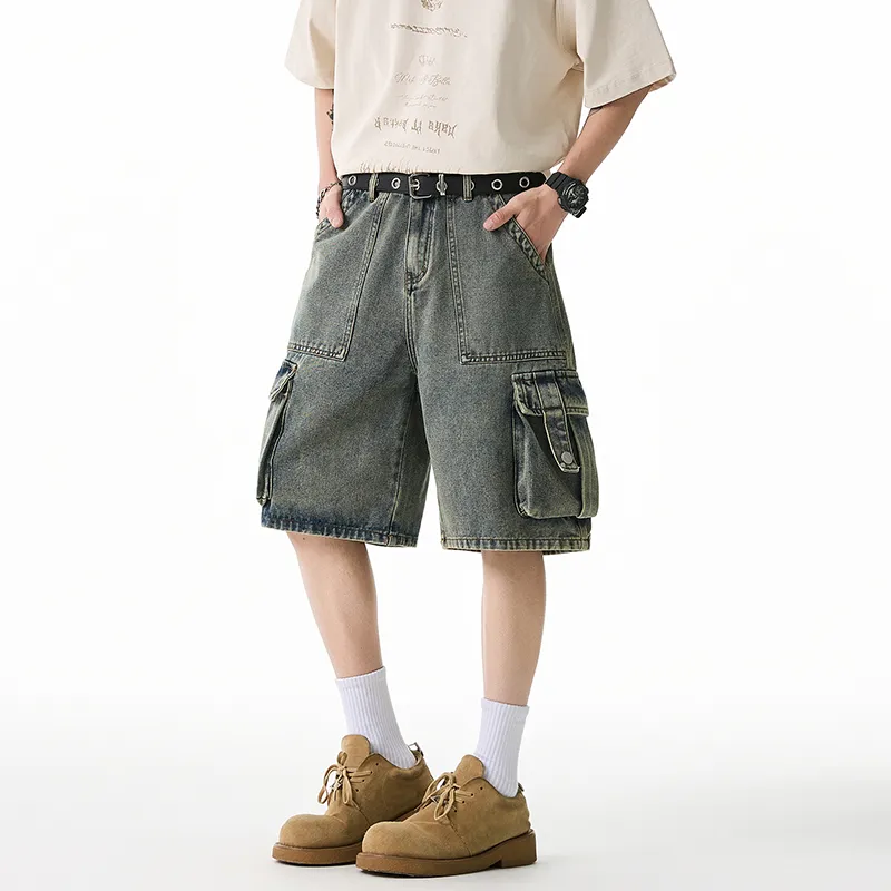 TIMD Denim Shorts Unisex-13