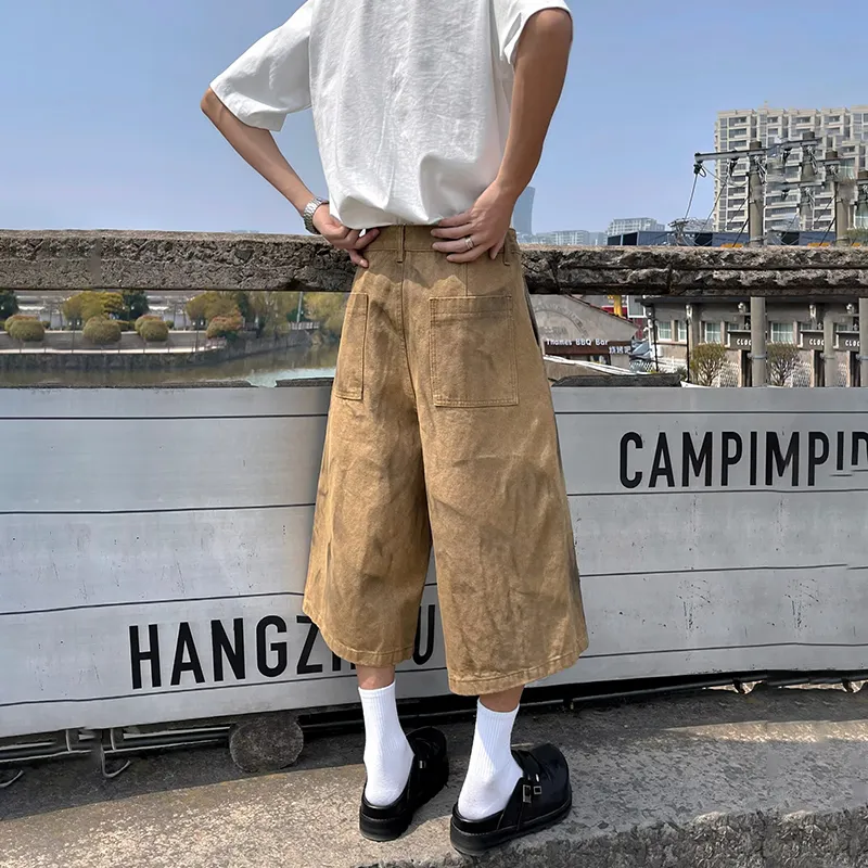 TIMD Casual Shorts Men Khaki-5