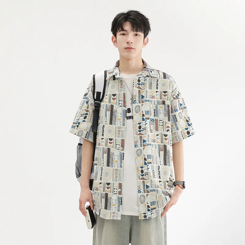 TIMD Shirt Men's Xishuangbanna White-4