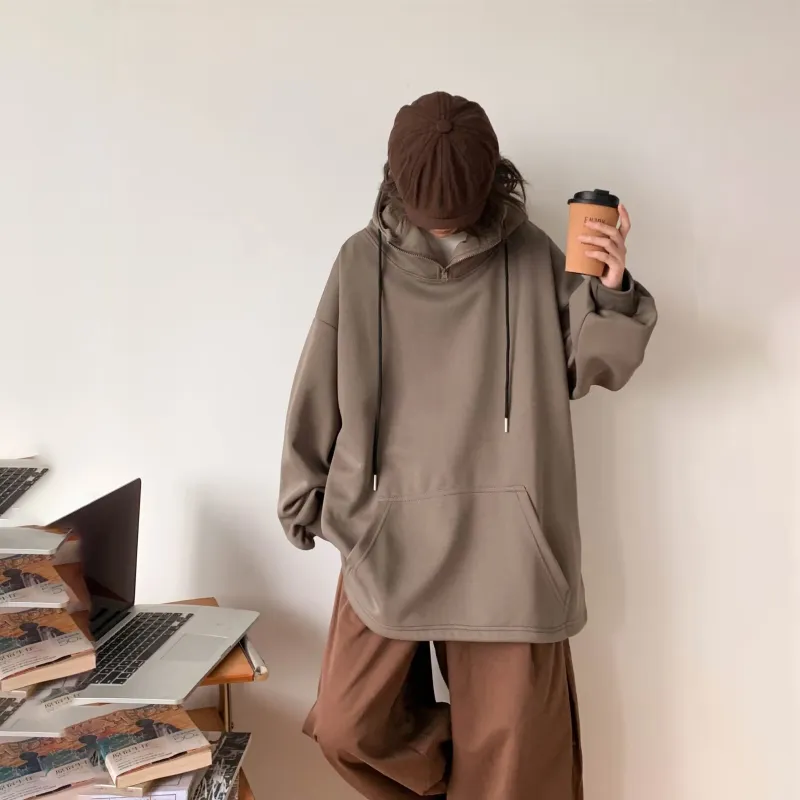 TIMD Sweatshirt Unisex Light Coffee-3