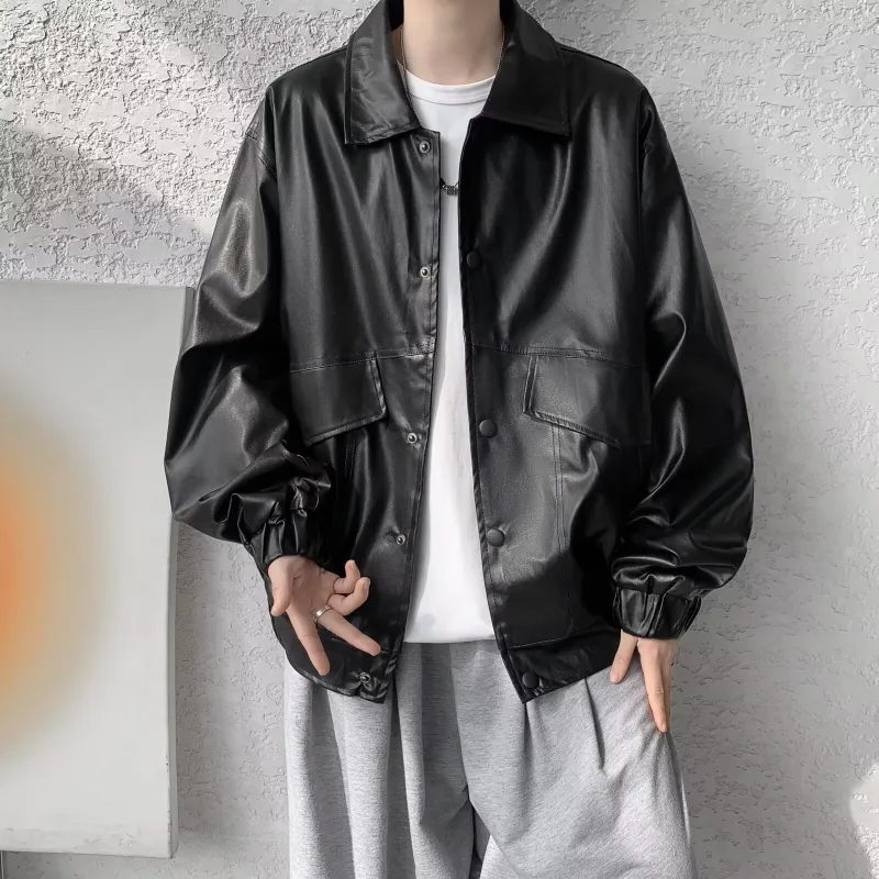 TIMD Leather Jackets Unisex Black-2