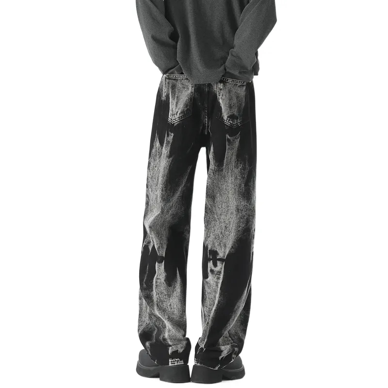 WELTER EXPERIMENT Jeans Men's Black Gray-1