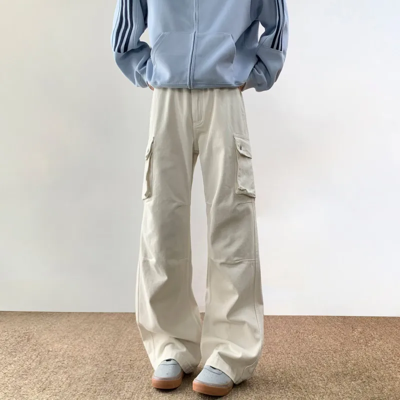 TIMD Casual Pants Men White-3