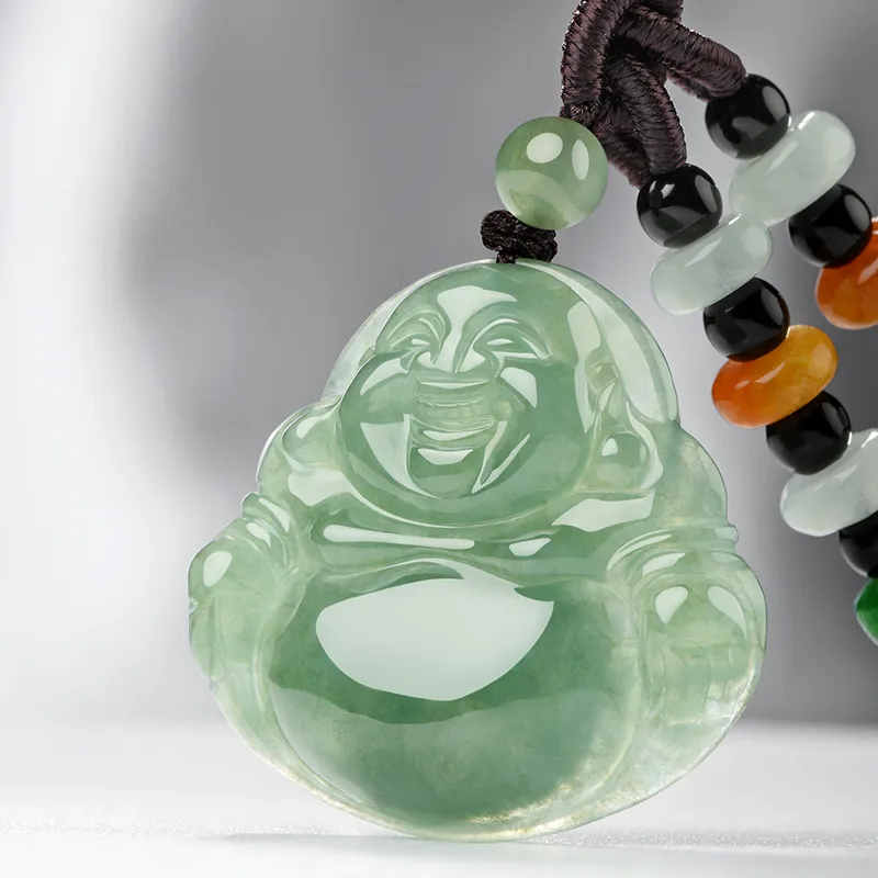 Phoenisess Glutinous Jade Necklaces Women's-32