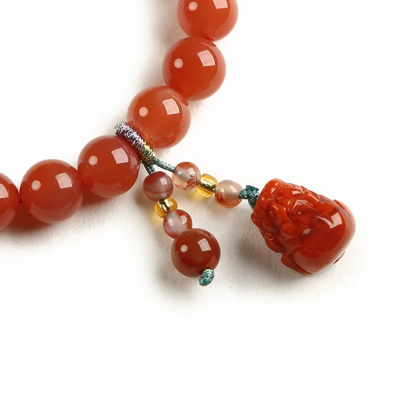 Phoenisess Southern Red Agate Bracelets Women's-3