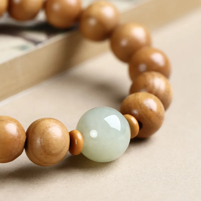 Phoenisess Peachwood Wooden Bracelets Unisex-5