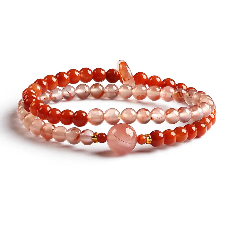 Phoenisess Southern Red Agate Bracelets Unisex-2