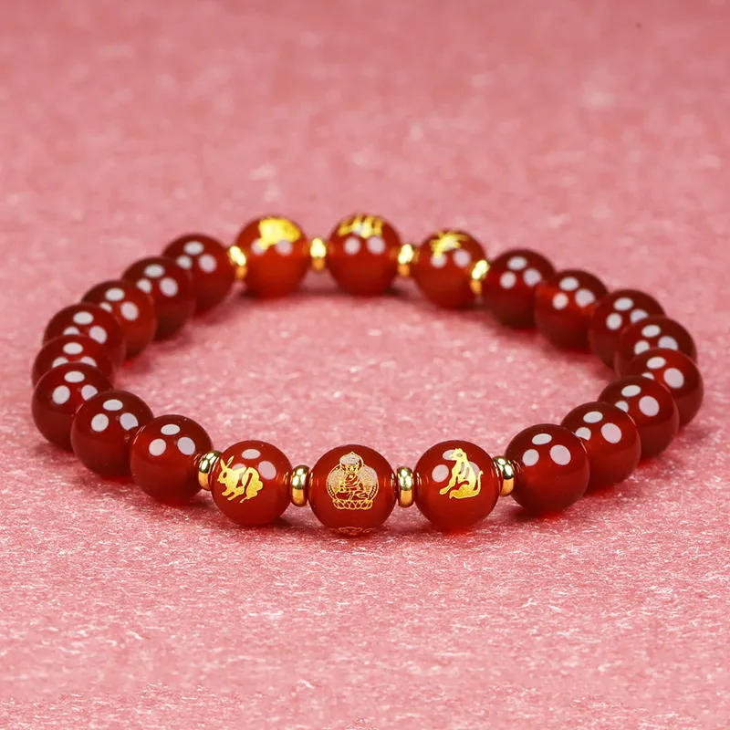 Phoenisess Agate Bracelets Unisex-23