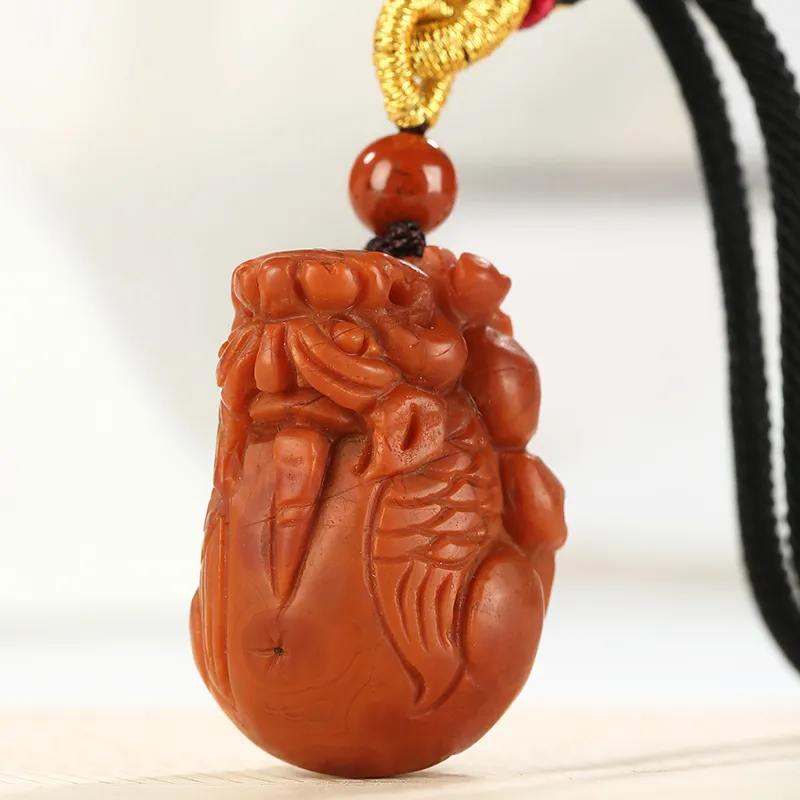 Phoenisess Southern Red Agate Necklaces Unisex-2