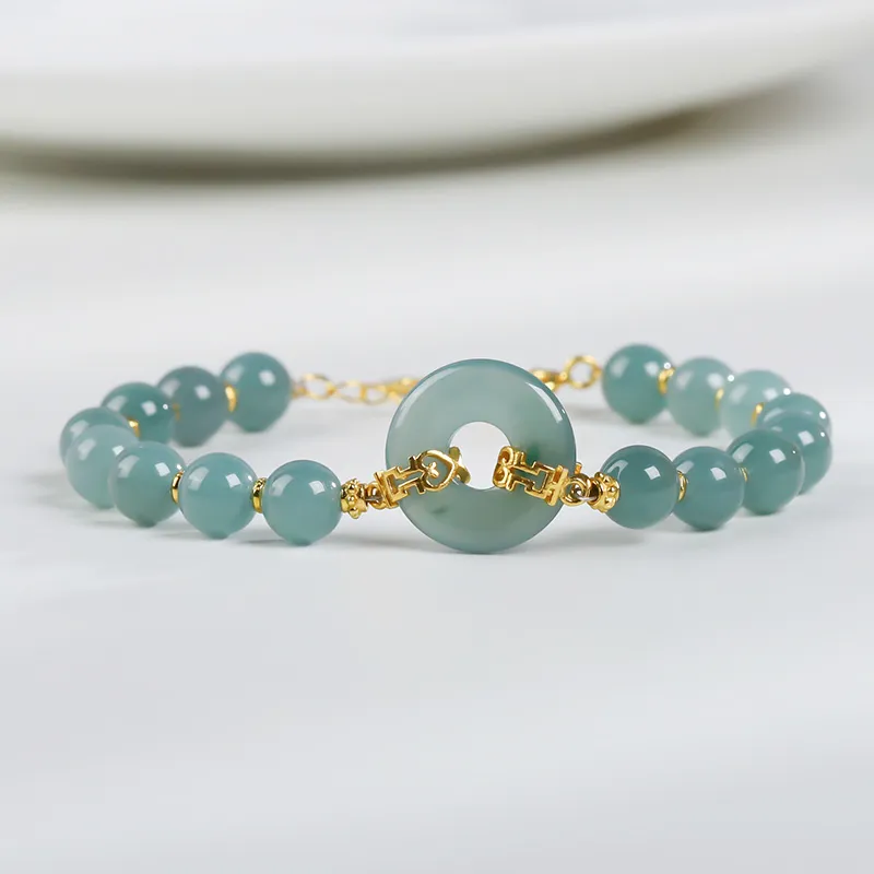 Phoenisess Glutinous Jade Bracelets Women's-4