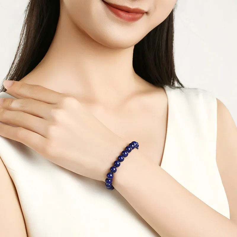 Phoenisess Lapis Lazuli Bracelets Unisex-5