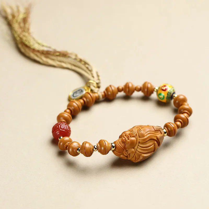 Phoenisess Olive Pit Bracelets Unisex-2