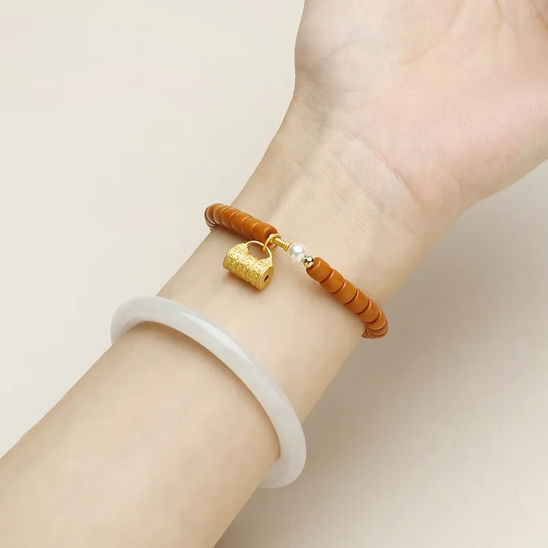 Phoenisess Olive Pit Bracelets Unisex-6