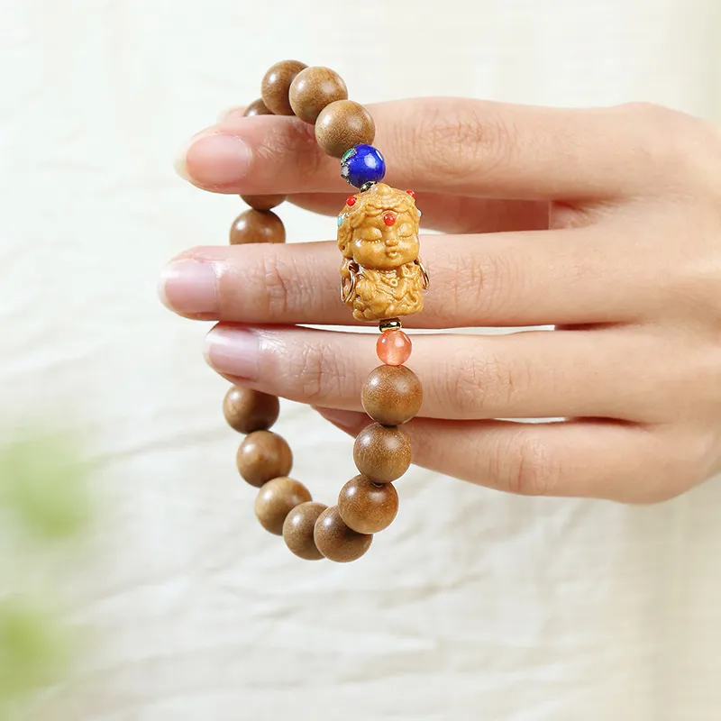 Phoenisess Sandalwood Wooden Bracelets Unisex-5