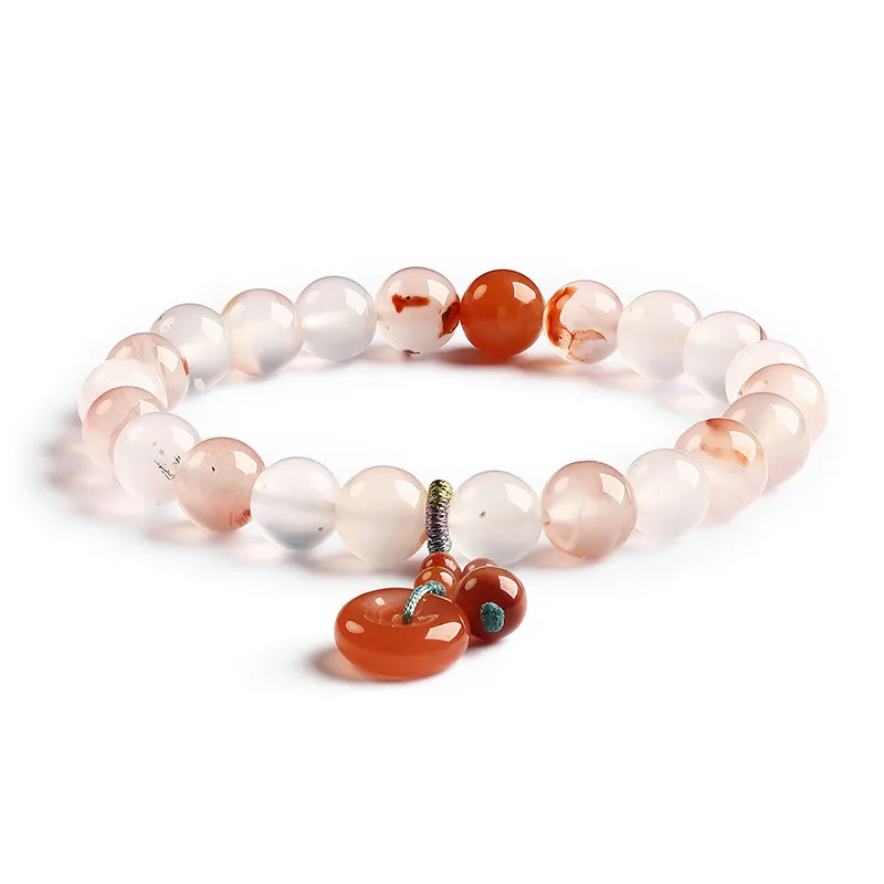Phoenisess Southern Red Agate Bracelets Unisex-5