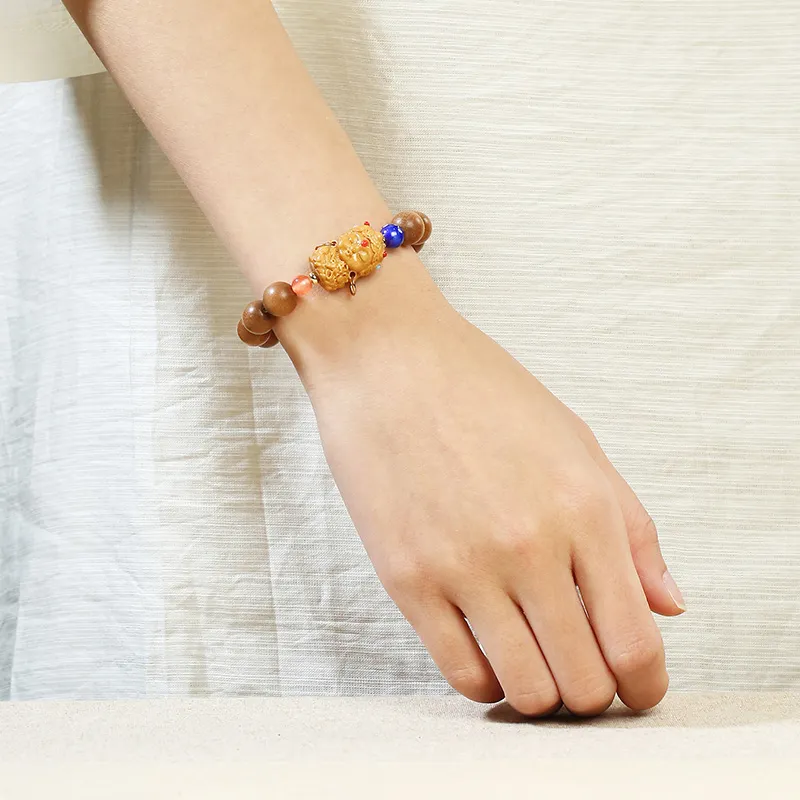 Phoenisess Sandalwood Wooden Bracelets Unisex-6