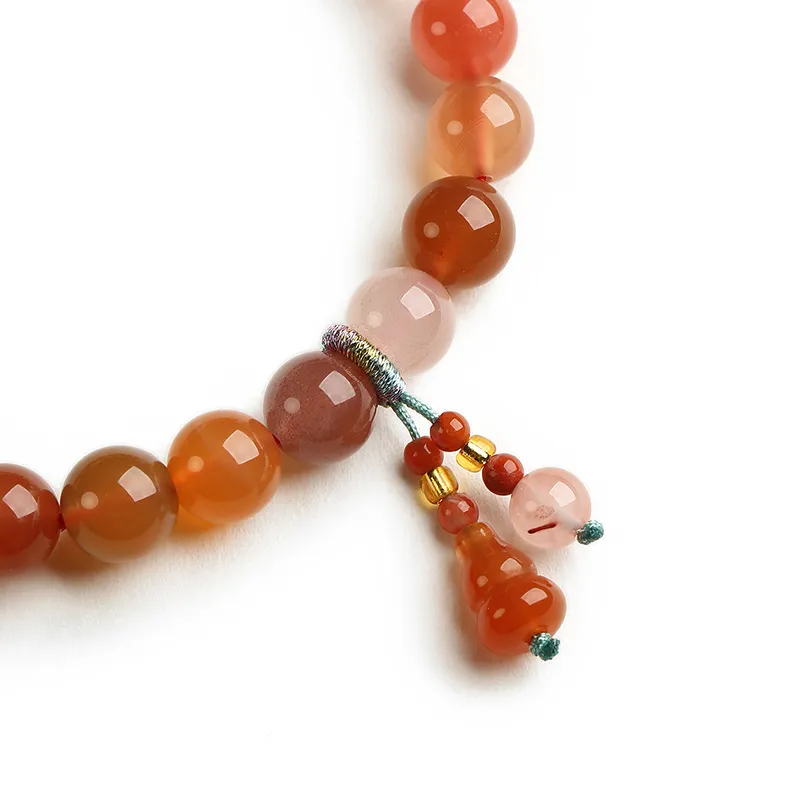 Phoenisess Southern Red Agate Fine Jade Bracelets Unisex-4