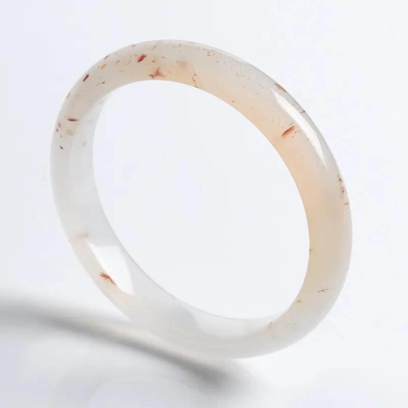 Phoenisess Natural Chalcedony Bangles Women's-9