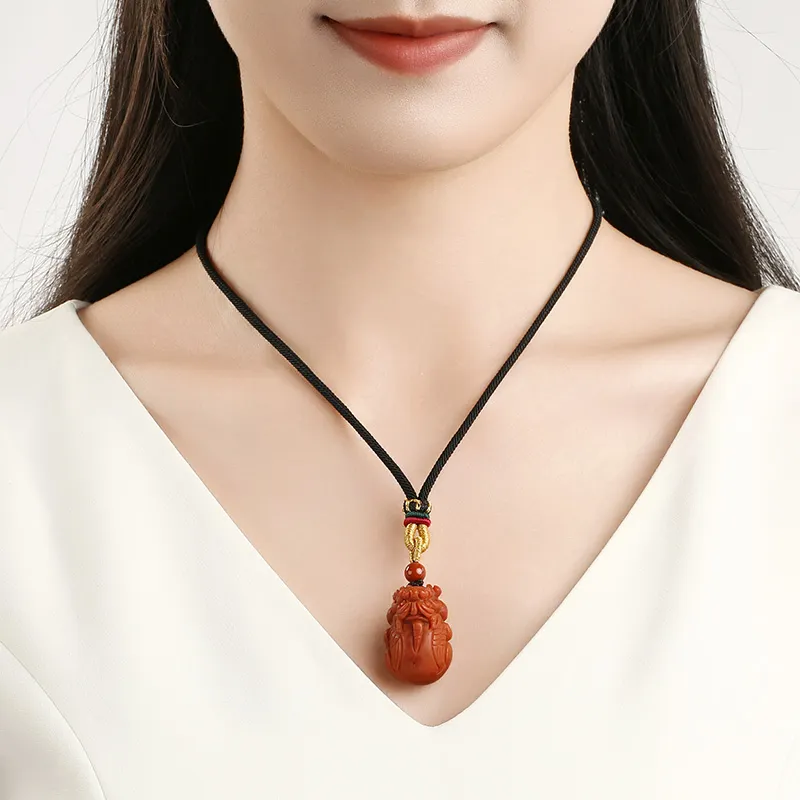 Phoenisess Southern Red Agate Necklaces Unisex-6
