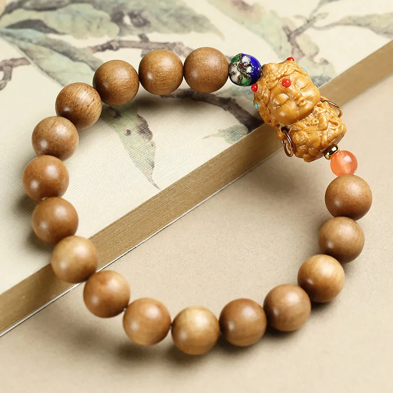 Phoenisess Sandalwood Wooden Bracelets Unisex-3