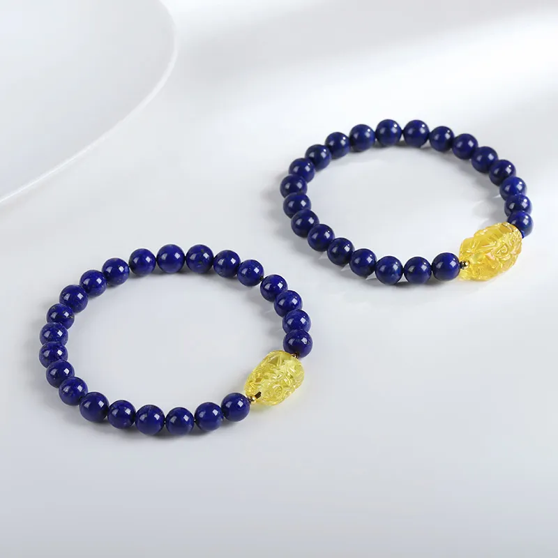 Phoenisess Lapis Lazuli Bracelets Unisex-5