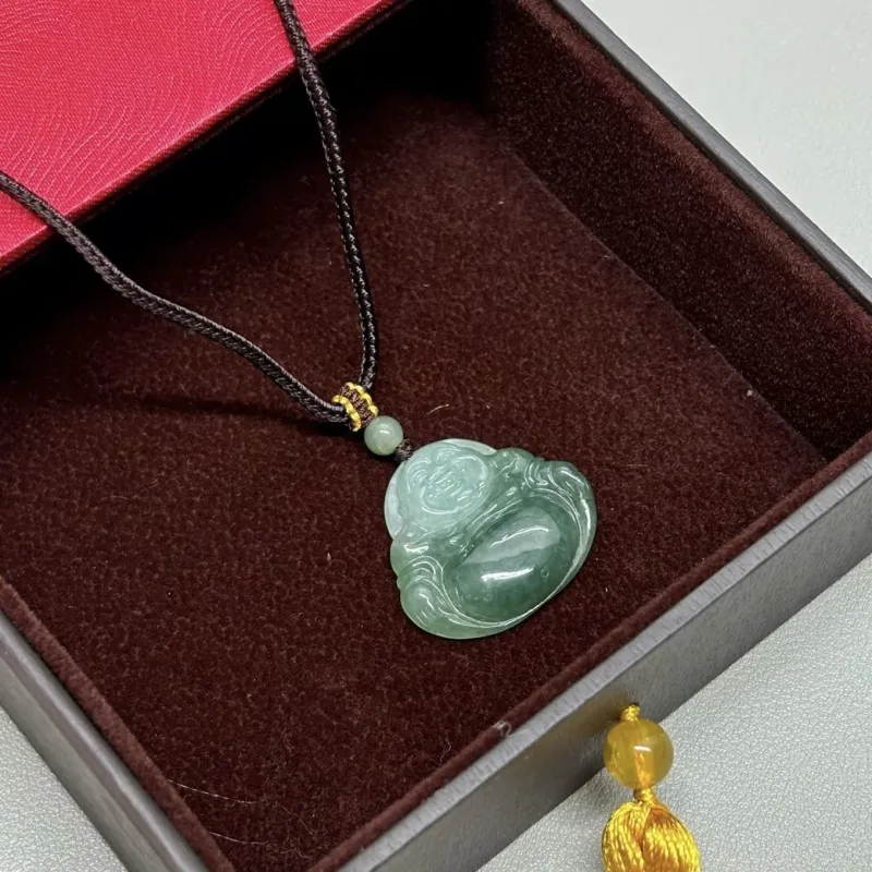 Phoenisess Glutinous Jade Necklaces Women's-49