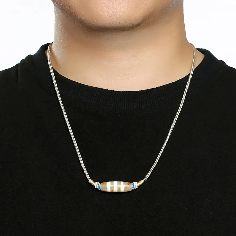Phoenisess Agate Necklaces Unisex-6