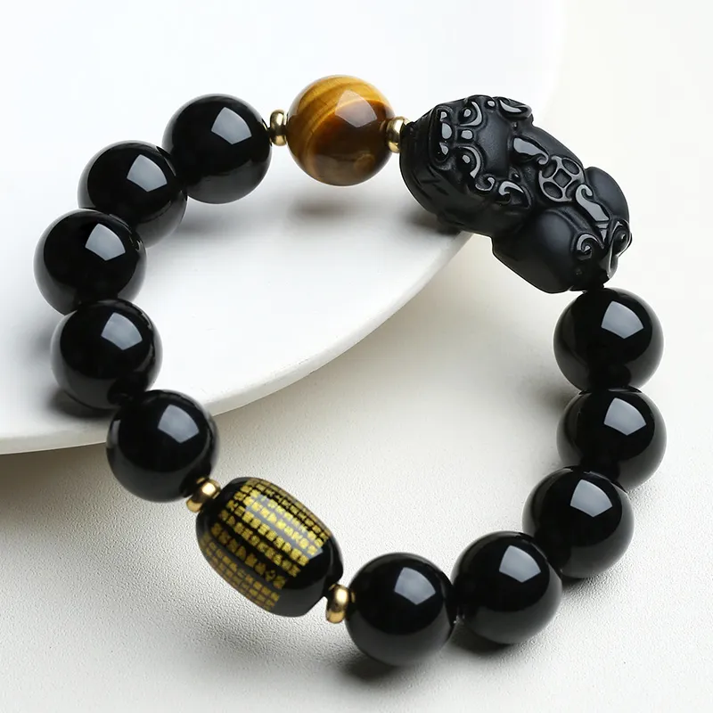 Phoenisess Obsidian Bracelets Unisex-10