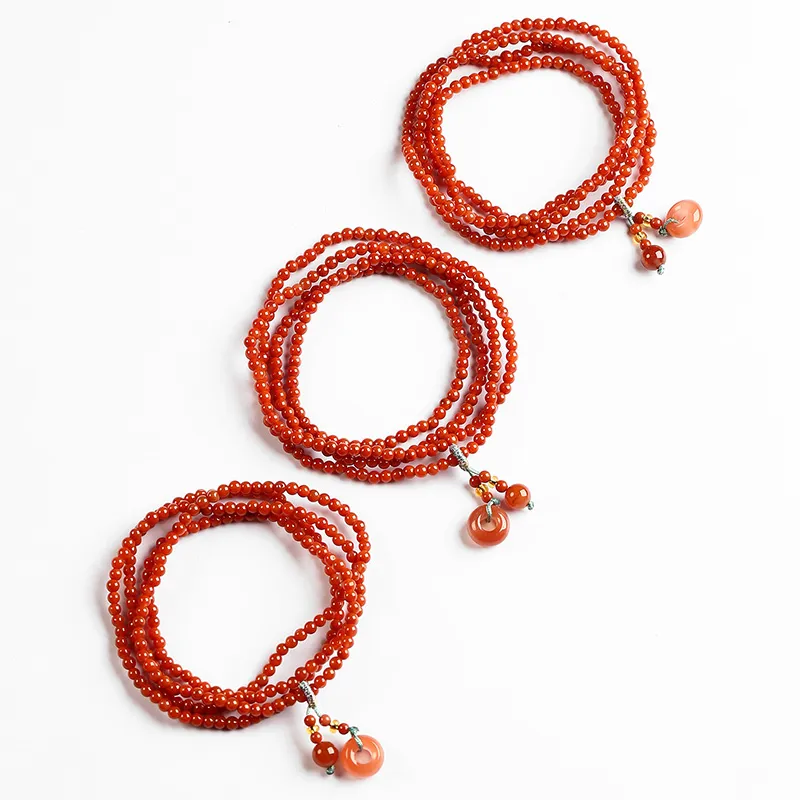 Phoenisess Southern Red Agate Bracelets Unisex-4