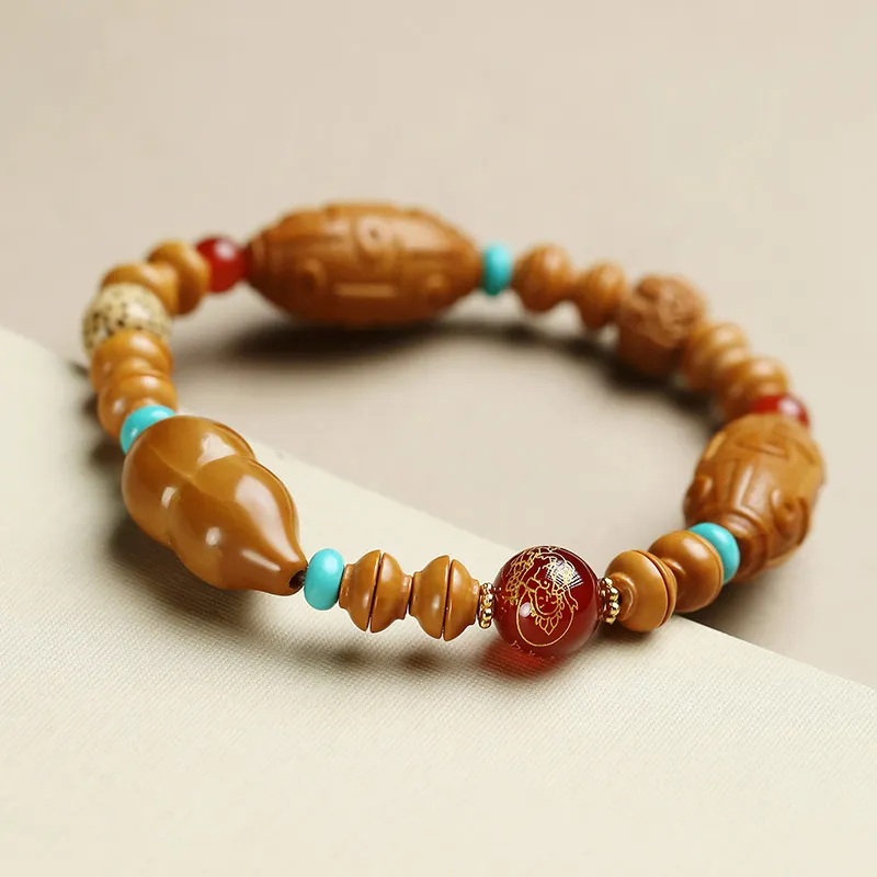 Phoenisess Olive Pit Bracelets Unisex-2