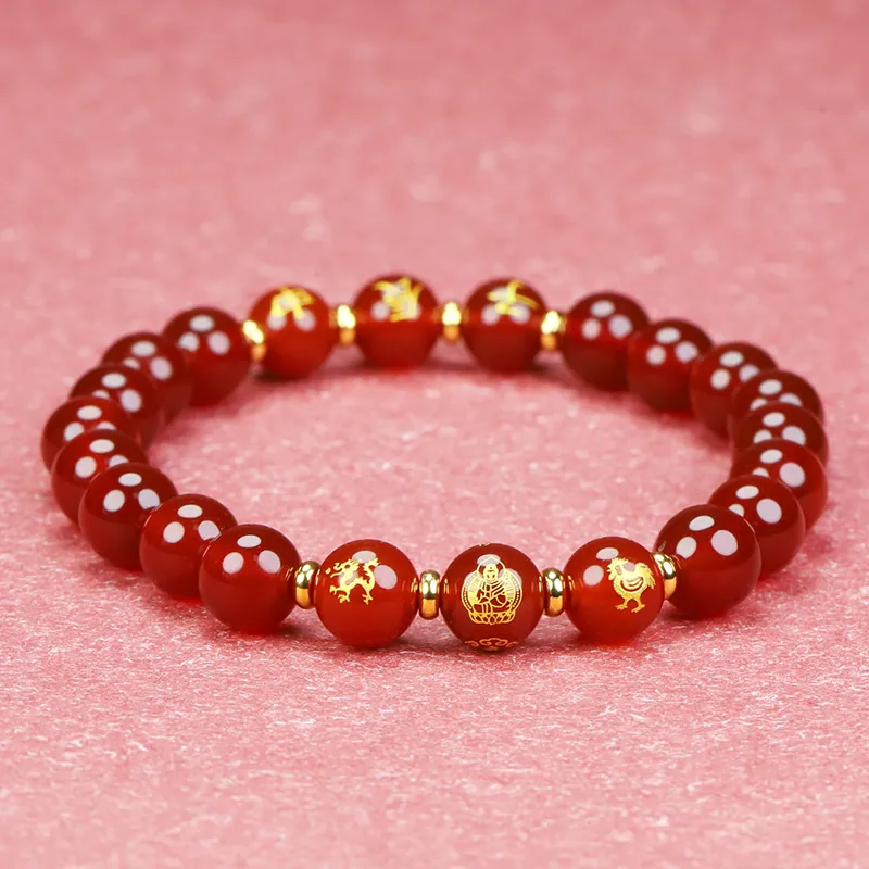 Phoenisess Agate Bracelets Unisex-30