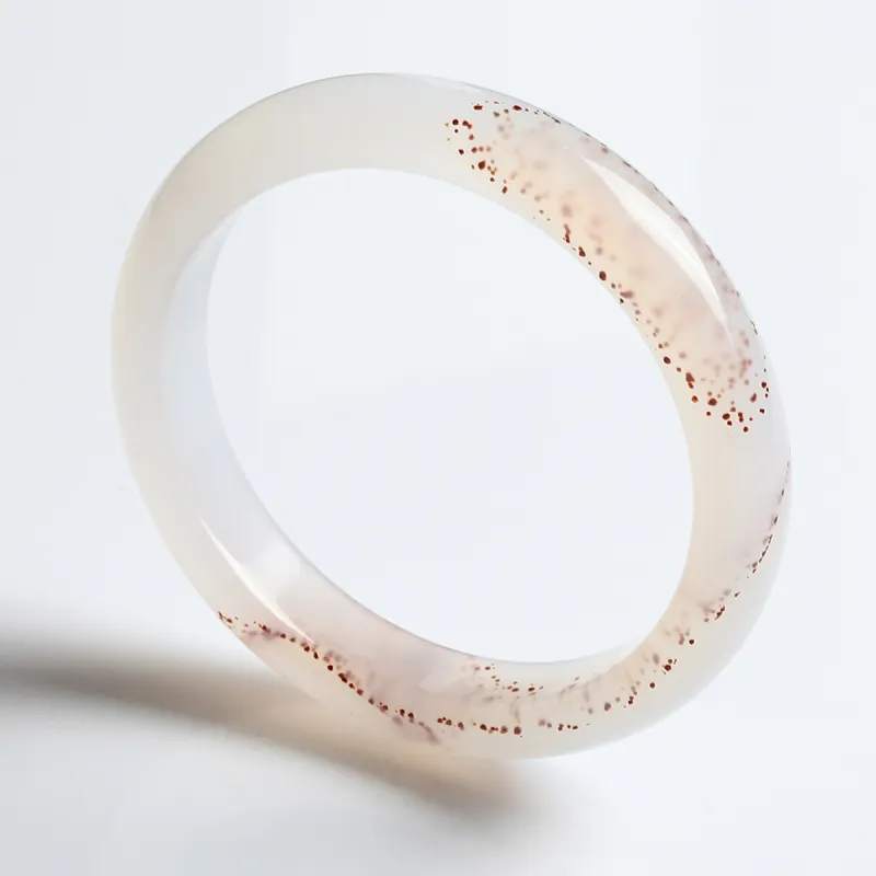 Phoenisess Natural Chalcedony Bangles Women's-5