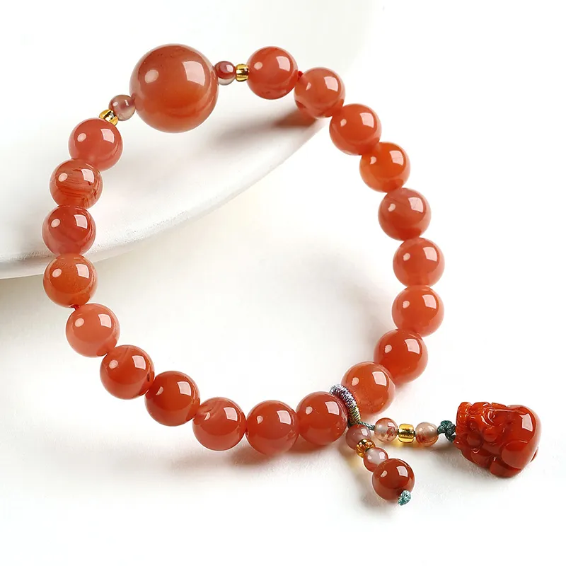 Phoenisess Southern Red Agate Bracelets Women's-2