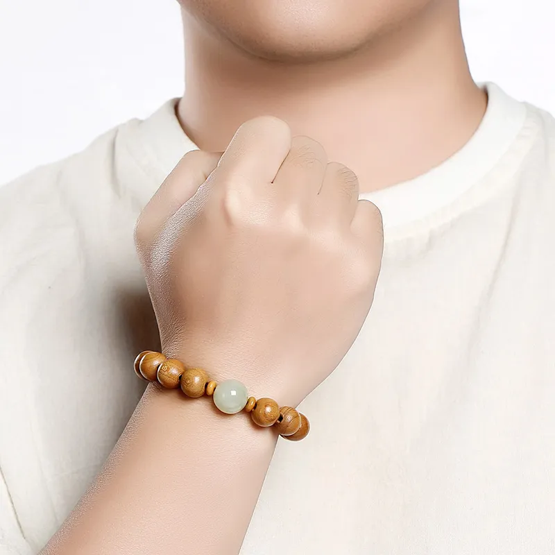 Phoenisess Peachwood Wooden Bracelets Unisex-6