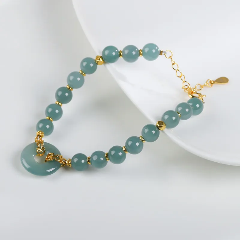 Phoenisess Glutinous Jade Bracelets Women's-3
