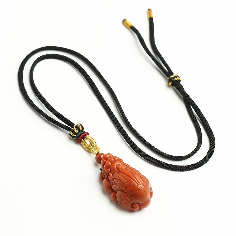 Phoenisess Southern Red Agate Necklaces Unisex-12