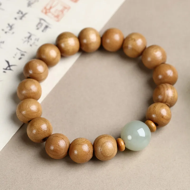 Phoenisess Peachwood Wooden Bracelets Unisex-1