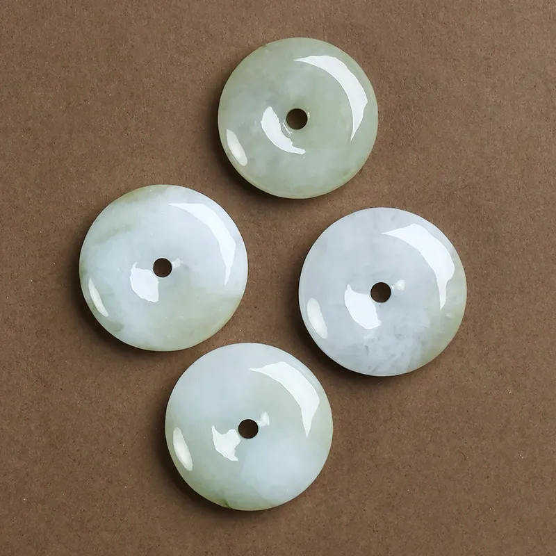 Phoenisess Bean Type Jadeite Pendants Unisex-1