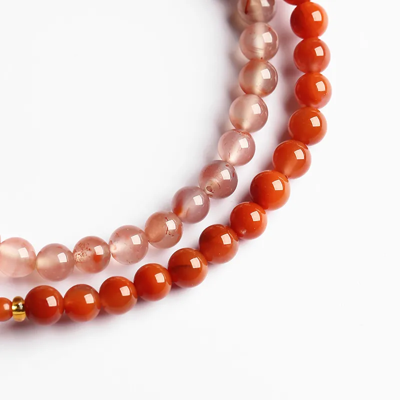 Phoenisess Southern Red Agate Bracelets Unisex-4