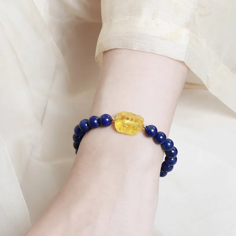 Phoenisess Lapis Lazuli Bracelets Unisex-6