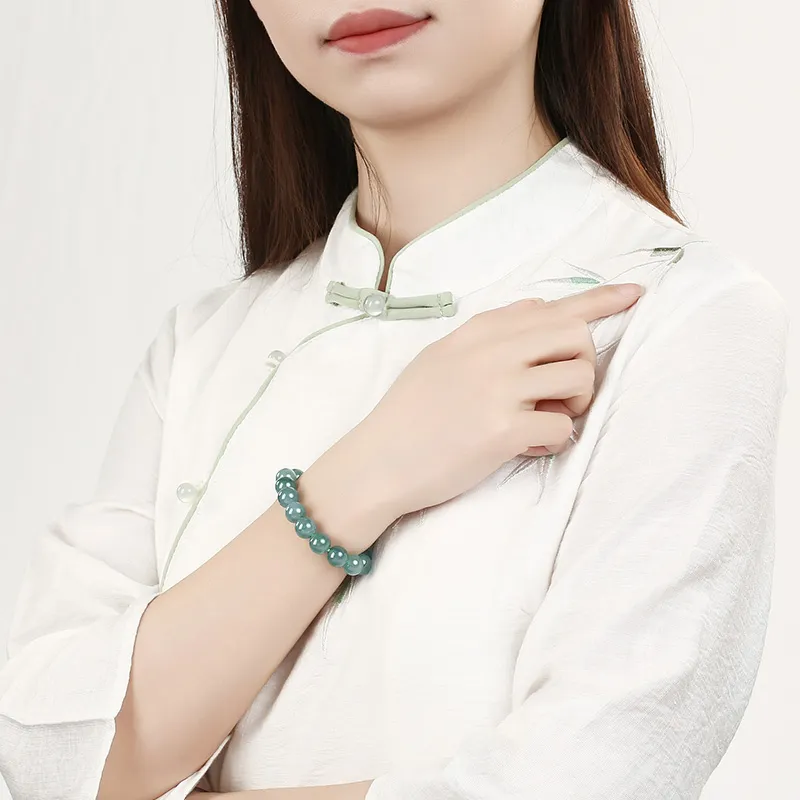 Phoenisess Glutinous Jade Jadeite Bracelets Women's-6